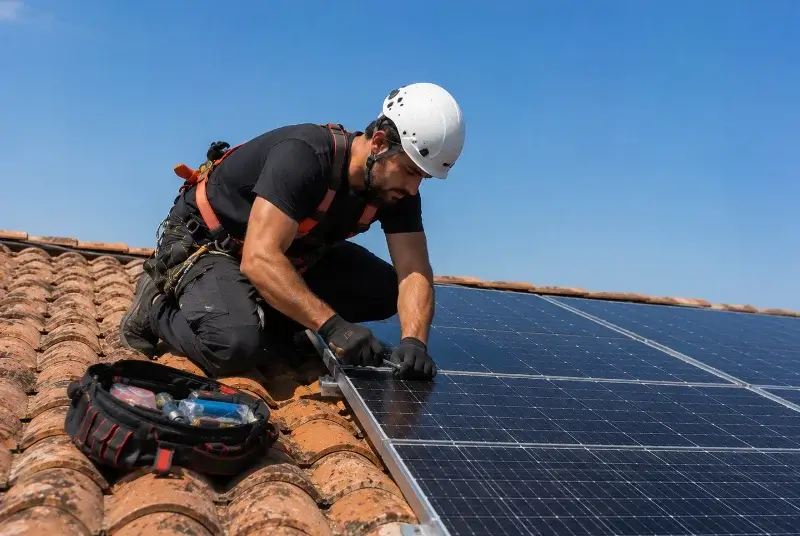 Maintenance et monitoring de panneaux solaires au Vivier